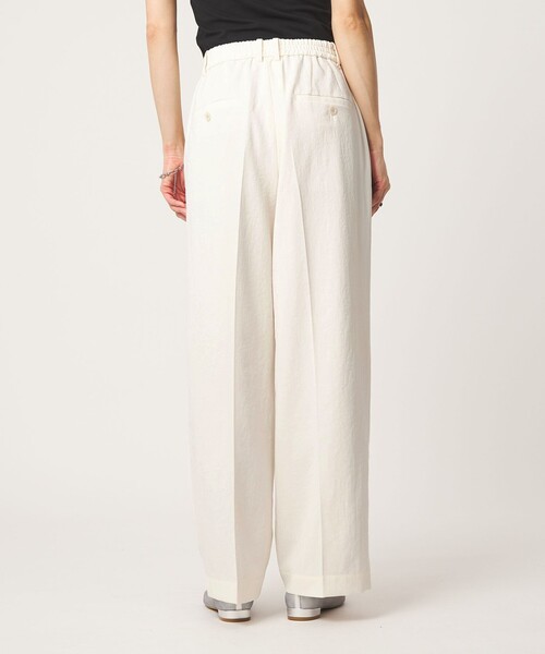 green label relaxing（グリーンレーベルリラクシング）の「［size SHORT/TALLあり］2タック ワイド パンツ ホワイト（その他パンツ・レディース・ホワイト・SHORT/36/38/40/TALL）」の10枚目の写真