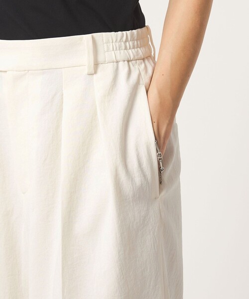 green label relaxing（グリーンレーベルリラクシング）の「［size SHORT/TALLあり］2タック ワイド パンツ ホワイト（その他パンツ・レディース・ホワイト・SHORT/36/38/40/TALL）」の13枚目の写真