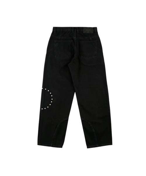 ERTR(イーアールティーアール)の「Marvin Circle Rivet Denim Pants Black(デニムパンツ・レディース・その他・SMALL/MEDIUM/LARGE)」の2枚目の写真