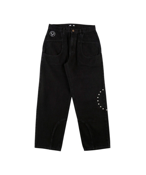 ERTR(イーアールティーアール)の「Marvin Circle Rivet Denim Pants Black(デニムパンツ・レディース・その他・SMALL/MEDIUM/LARGE)」の7枚目の写真
