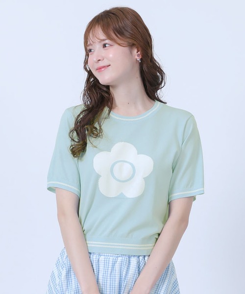 デイジーラインニット プルオーバー（Tシャツ/カットソー）｜MARY