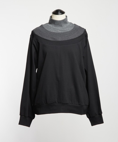 gomme（ゴム）の「レイヤーＴ（Tシャツ/カットソー・レディース・ブラック/チャコールグレー/ホワイト・MEDIUM）」の16枚目の写真