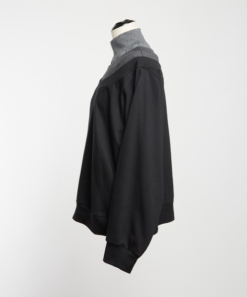 gomme（ゴム）の「レイヤーＴ（Tシャツ/カットソー・レディース・ブラック/チャコールグレー/ホワイト・MEDIUM）」の17枚目の写真