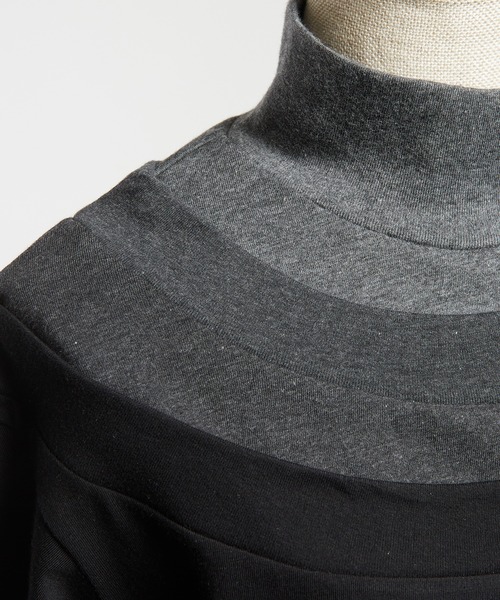 gomme（ゴム）の「レイヤーＴ（Tシャツ/カットソー・レディース・ブラック/チャコールグレー/ホワイト・MEDIUM）」の20枚目の写真