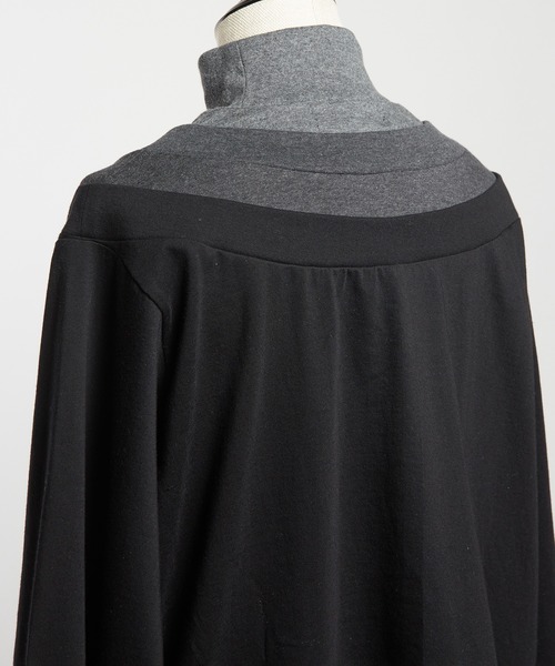 gomme（ゴム）の「レイヤーＴ（Tシャツ/カットソー・レディース・ブラック/チャコールグレー/ホワイト・MEDIUM）」の22枚目の写真