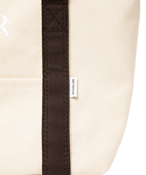 ROTTWEILER（ロットワイラー）の「R9 MIDIUM TOTE BAG（トートバッグ・メンズ・アイボリー/ネイビー・ONE SIZE）」の3枚目の写真