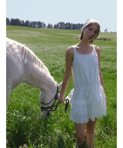 RE_L(リエル)の「Elderberry lace mini dress (white)(ワンピース・レディース・その他・FREE)」の3枚目の写真