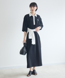 TRANOI. ラガーシャツワンピース