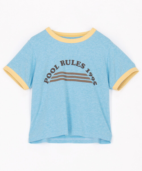 FREAK'S STORE(フリークスストア)の「Aya kawasaki for FREAK'S STORE/アヤカワサキ 【Beach & Festival】別注リンガーTシャツ(Tシャツ/カットソー・レディース・ピンク/ブルー・MEDIUM/X-SMALL)」の15枚目の写真