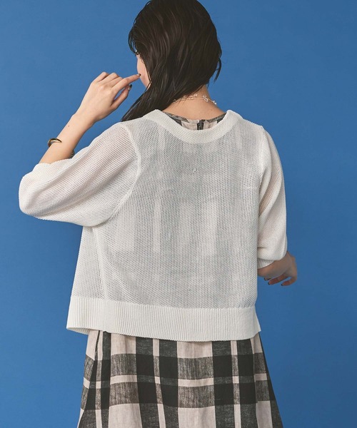 Gready Brilliant(グレディブリリアン)の「カノコショートカーディガン(カーディガン/ボレロ・レディース・ブラック/イエロー/オフホワイト・38)」の9枚目の写真