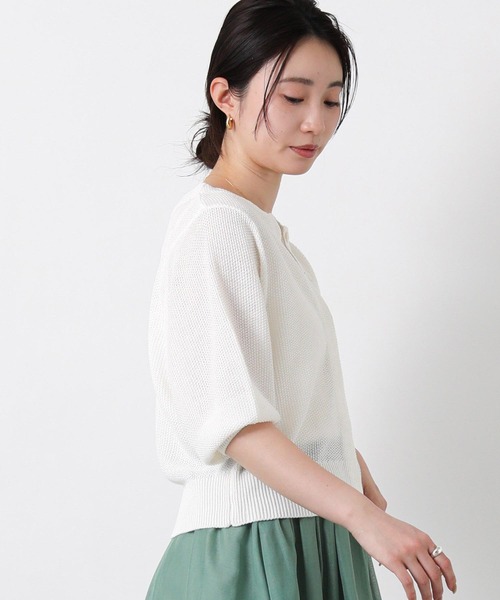 Gready Brilliant(グレディブリリアン)の「カノコショートカーディガン(カーディガン/ボレロ・レディース・ブラック/イエロー/オフホワイト・38)」の16枚目の写真