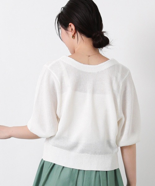 Gready Brilliant(グレディブリリアン)の「カノコショートカーディガン(カーディガン/ボレロ・レディース・ブラック/イエロー/オフホワイト・38)」の17枚目の写真