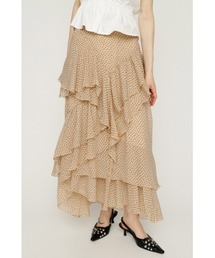 LAYERE SHEER FLARE L/SK レイヤーシアーフレアロングスカート 夏服