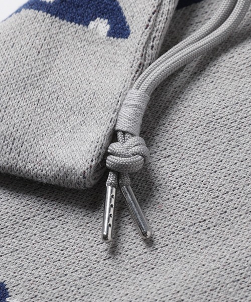 MSG(エムエスジー)の「総柄ニットデザインナップサック(バックパック/リュック・メンズ・ブラック/グレー/アイボリー・FREE)」の13枚目の写真