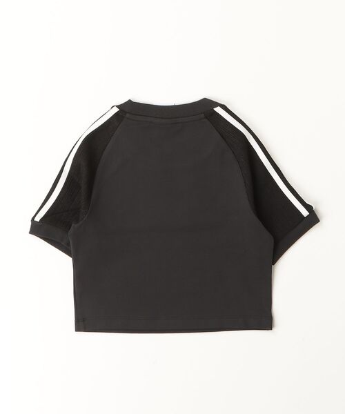 adidas(アディダス)の「スリム ニット スリーストライプス Tシャツ / アディダスオリジナルス adidas Originals(Tシャツ/カットソー・キッズ・ホワイト/ブラック・130/140/150/160/170)」の11枚目の写真