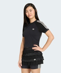 adidas | スリム ニット スリーストライプス Tシャツ / アディダスオリジナルス adidas Originals(Tシャツ/カットソー)