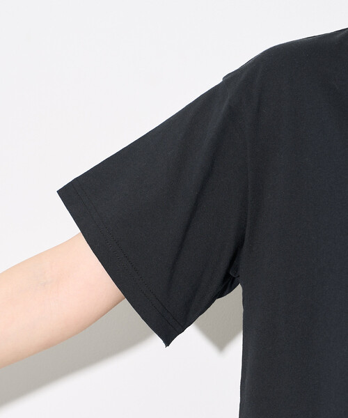 FREAK'S STORE(フリークスストア)の「裾 レースドッキング Tシャツ/異素材ドッキング/レースレイヤード(Tシャツ/カットソー・レディース・オフホワイト/ブラック/ブラウン・フリ-)」の12枚目の写真