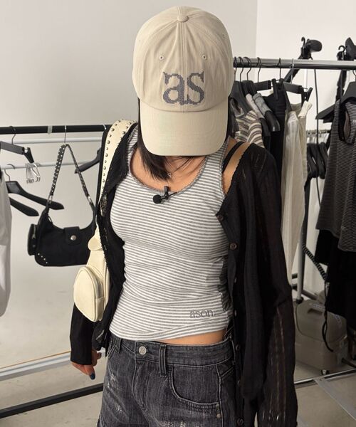 ASON(アズオン)の「MOTE STUD BAG / IVORY(ショルダーバッグ・レディース・その他・FREE)」の8枚目の写真