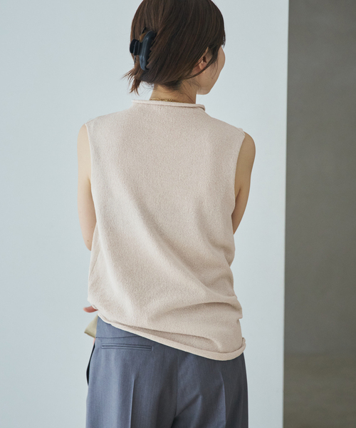 plage（プラージュ）の「Paper mix N/S ニット（ニット/セーター・レディース・ベージュ/アイボリー・FREE）」の20枚目の写真