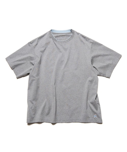 SOPHNET.(ソフネット)の「LUSTER COTTON DOUBLE RIB S/S TEE(Tシャツ/カットソー・メンズ・ブラック/グレー・1/2/3/4)」の1枚目の写真