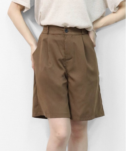 THE CELL.(ザセルドット)の「スラックス ストレートハーフパンツ SLACKS HALF PANTS(その他パンツ・レディース・グレー/ブラック/ブラウン・FREE)」の20枚目の写真