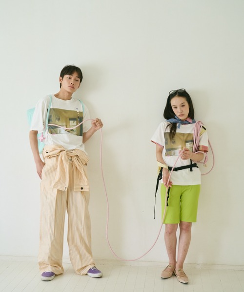 common gull products.(コモンガルプロダクツ)の「彼女が見た気配のボタンTシャツ(Tシャツ/カットソー・レディース・ホワイト系/ホワイト系1/ホワイト系2・SMALL/MEDIUM/LARGE)」の21枚目の写真