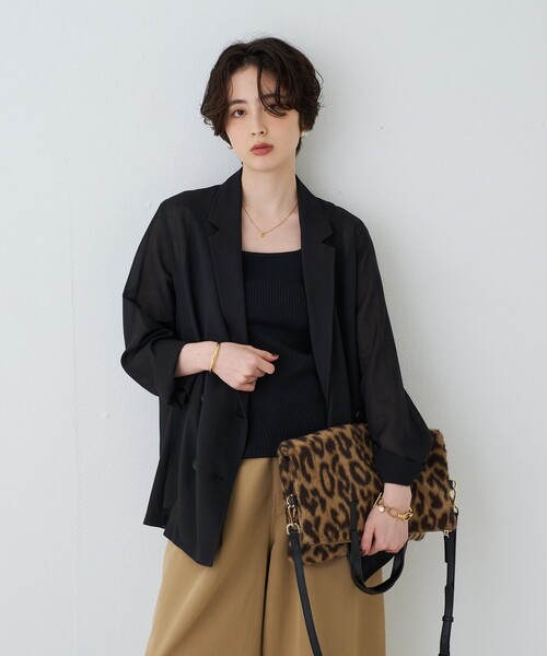 Rouge vif(ルージュヴィフ)の「【PETIT MOMENTS/プティ・モーメント】「S」イニシャルモチーフネックレス Initial NL“S”(ネックレス・レディース・ゴールド・フリー)」の5枚目の写真
