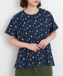 EMAGO 小花刺繍T 半袖