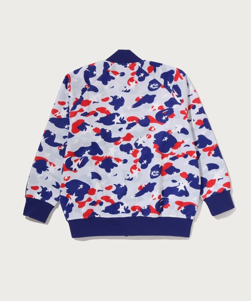 A BATHING APE（アベイシングエイプ）の「STA STRIKE CAMO RELAXED FIT TRACK JACKET（ジャージ・メンズ・ホワイト/ブルー・LARGE/MEDIUM/SMALL/XX-LARGE/X-LARGE）」の3枚目の写真