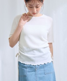 接触冷感】シルケットコットンベーシックTシャツ 【低身長・小柄女性