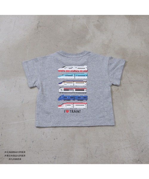 Fluffy BROTHERS(フラッフィーブラザーズ)の「【JRの電車】プリントTシャツ(Tシャツ/カットソー・キッズ・イエロー/グレー・130/120/80/90/110/100)」の16枚目の写真