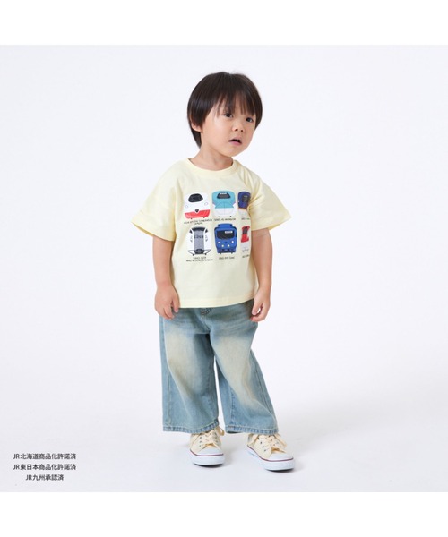 Fluffy BROTHERS(フラッフィーブラザーズ)の「【JRの電車】プリントTシャツ(Tシャツ/カットソー・キッズ・イエロー/グレー・130/120/80/90/110/100)」の8枚目の写真