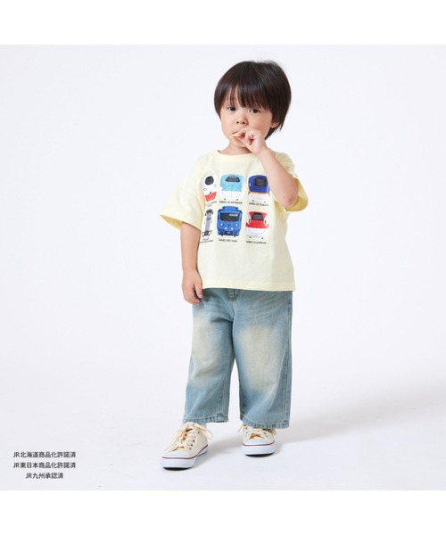 Fluffy BROTHERS(フラッフィーブラザーズ)の「【JRの電車】プリントTシャツ(Tシャツ/カットソー・キッズ・イエロー/グレー・130/120/80/90/110/100)」の9枚目の写真