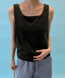 2WAYシアーパイルタンクトップ