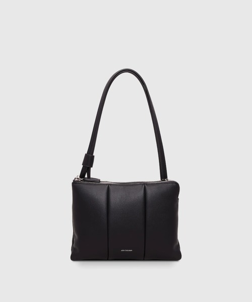 ADD CULUMN(アドカラム)の「【ADD CULUMN/アドカラム】ショルダーバッグ PUFF SOFT TWIN SHLD(ショルダーバッグ・レディース・ブラック/ダークブラウン・FREE)」の1枚目の写真