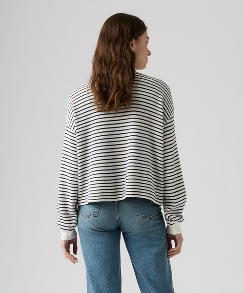 Levi's（リーバイス）の「Levi's/リーバイス DRY GOODS リラックス ロングスリーブ ヘンリーTシャツ（Tシャツ/カットソー・レディース・ホワイト・XS/S/M）」の3枚目の写真