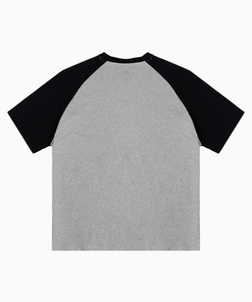 SAINTPAIN(セイントペイン)の「SP セイントパターンヘビーウェイトレグラン半袖Tシャツメランジグレー(Tシャツ/カットソー・レディース・その他・MEDIUM/LARGE)」の2枚目の写真
