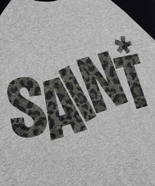 SAINTPAIN(セイントペイン)の「SP セイントパターンヘビーウェイトレグラン半袖Tシャツメランジグレー(Tシャツ/カットソー・レディース・その他・MEDIUM/LARGE)」の3枚目の写真