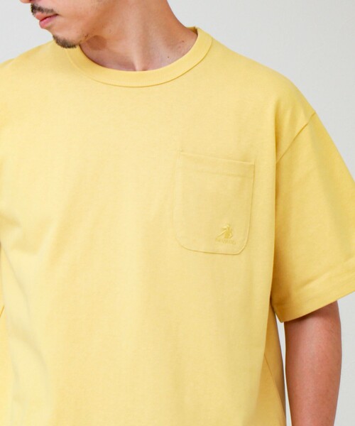 GEVACO(ゲバコ)の「【GEVACO/ゲバコ】ベーシックオープンエンド天竺ポケット刺繍Tシャツ(Tシャツ/カットソー・メンズ・ホワイト/ネイビー/イエロー・M/L)」の18枚目の写真