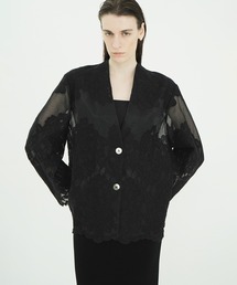 FLOWER LACE WIDE SHIRT JACKET