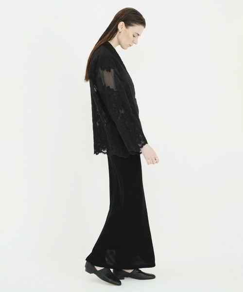 CLANE(クラネ)の「FLOWER LACE WIDE SHIRT JACKET(その他アウター・レディース・ホワイト/ブラック/ブラウン・1/2)」の22枚目の写真
