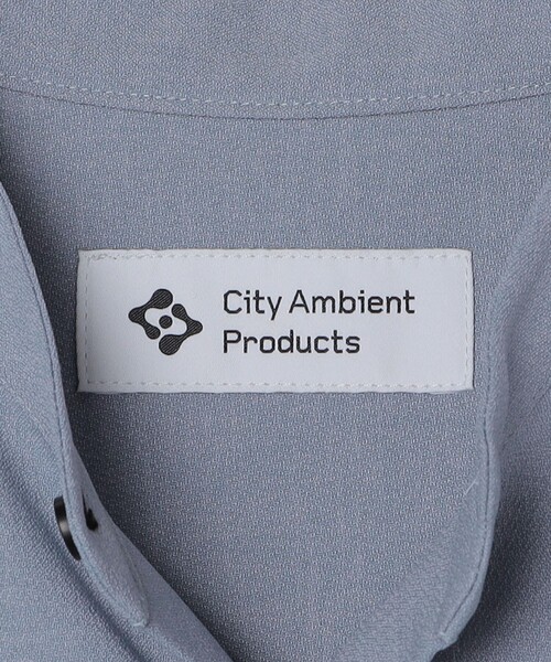 City Ambient Products(シティアンビエントプロダクツ)の「City Ambient Products: アムンゼン バンドカラー ロングスリーブシャツ(シャツ/ブラウス・メンズ・ライトブルー/ライトグレー/チャコールグレー・MEDIUM/LARGE/SMALL)」の4枚目の写真