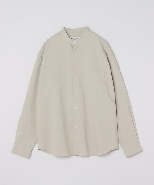 City Ambient Products(シティアンビエントプロダクツ)の「City Ambient Products: アムンゼン バンドカラー ロングスリーブシャツ(シャツ/ブラウス・メンズ・ライトブルー/ライトグレー/チャコールグレー・MEDIUM/LARGE/SMALL)」の17枚目の写真