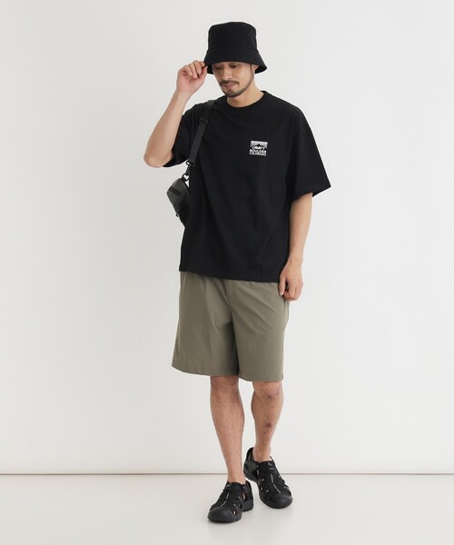 Right-on(ライトオン)の「「CAMP7」手書き風バックプリントTシャツ(Tシャツ/カットソー・メンズ・ライトグレー/ブラック/ホワイト・04/05/06)」の16枚目の写真