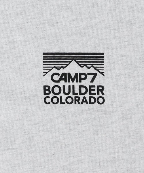 Right-on(ライトオン)の「「CAMP7」手書き風バックプリントTシャツ(Tシャツ/カットソー・メンズ・ライトグレー/ブラック/ホワイト・04/05/06)」の12枚目の写真