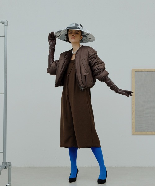COLLAGE GALLARDAGALANTE(コラージュガリャルダガランテ)の「ジョーゼットオールインワン/CEPIE.(つなぎ/オールインワン・レディース・ブラウン/ブラック・FREE)」の6枚目の写真
