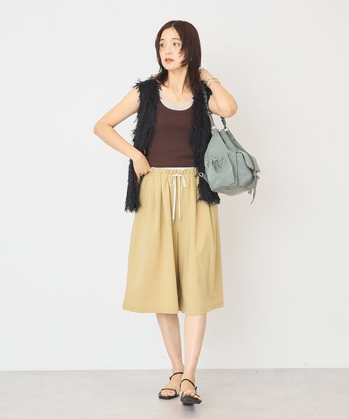 AMERICAN HOLIC(アメリカンホリック)の「Wウエストキュロットパンツ(その他パンツ・レディース・ブラック/ベージュ/グレー系その他・FREE)」の11枚目の写真