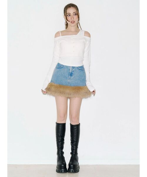 EVRIS（エヴリス）の「【厚底】シャークソールロングブーツ（ブーツ・レディース・ブラック/ブラウン・SMALL/LARGE/MEDIUM）」の3枚目の写真