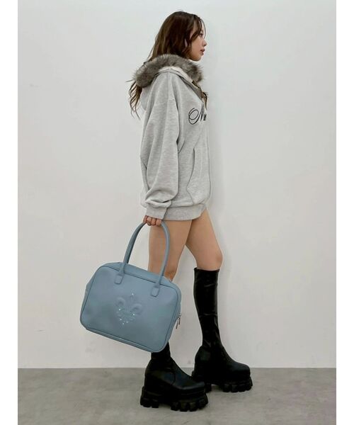 EVRIS（エヴリス）の「【厚底】シャークソールロングブーツ（ブーツ・レディース・ブラック/ブラウン・SMALL/LARGE/MEDIUM）」の13枚目の写真