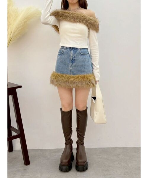 EVRIS（エヴリス）の「【厚底】シャークソールロングブーツ（ブーツ・レディース・ブラック/ブラウン・SMALL/LARGE/MEDIUM）」の18枚目の写真